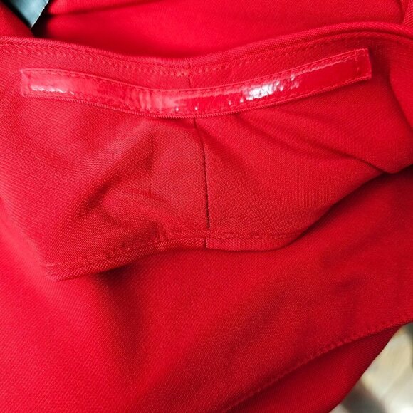 Ralph Lauren Brandie Cowl Neck Red Dress - Picture 8 of 11